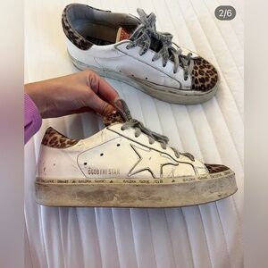 Golden Goose Hi-Stars Cheetah